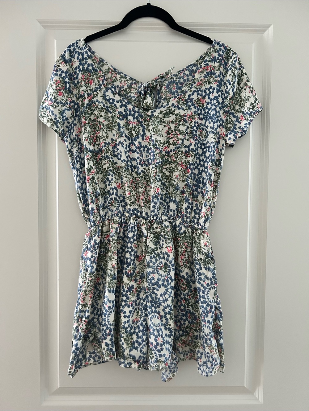Abercrombie & Fitch Floral Open Back Romper Size Small